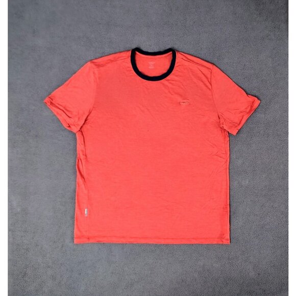 Icebreaker Men’s Sz (XL) Merino Wool Crew Neck Short Sleeve T Shirt Red Base - Picture 1 of 8